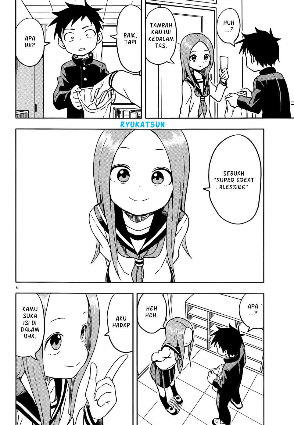 Karakai Jouzu no Takagi-san Chapter 102