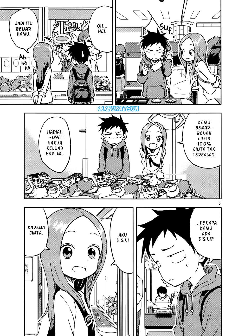 Karakai Jouzu no Takagi-san Chapter 106