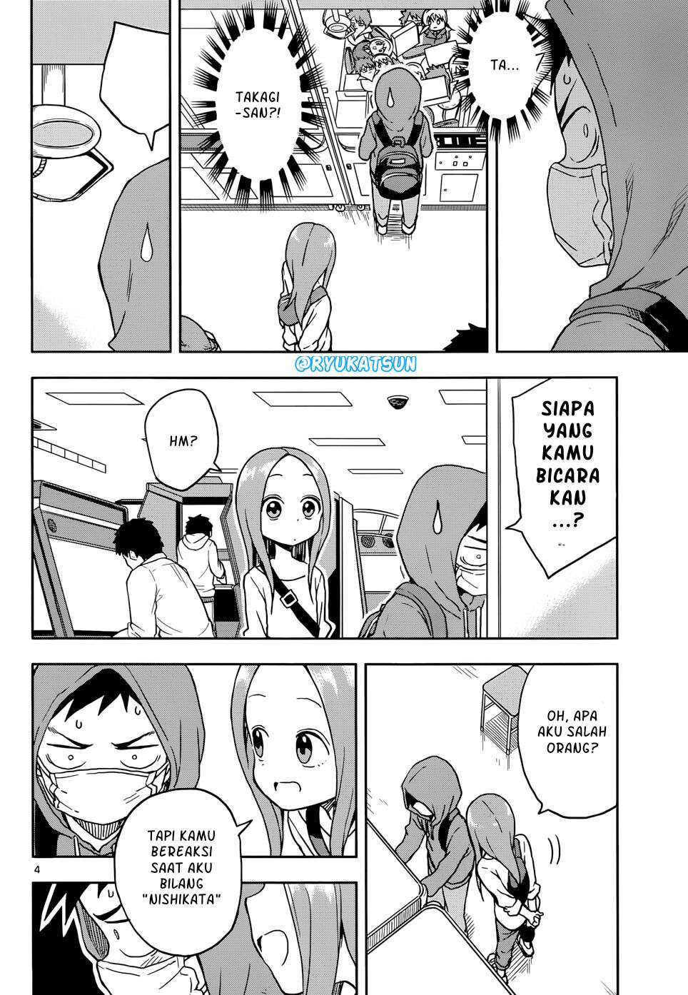 Karakai Jouzu no Takagi-san Chapter 106