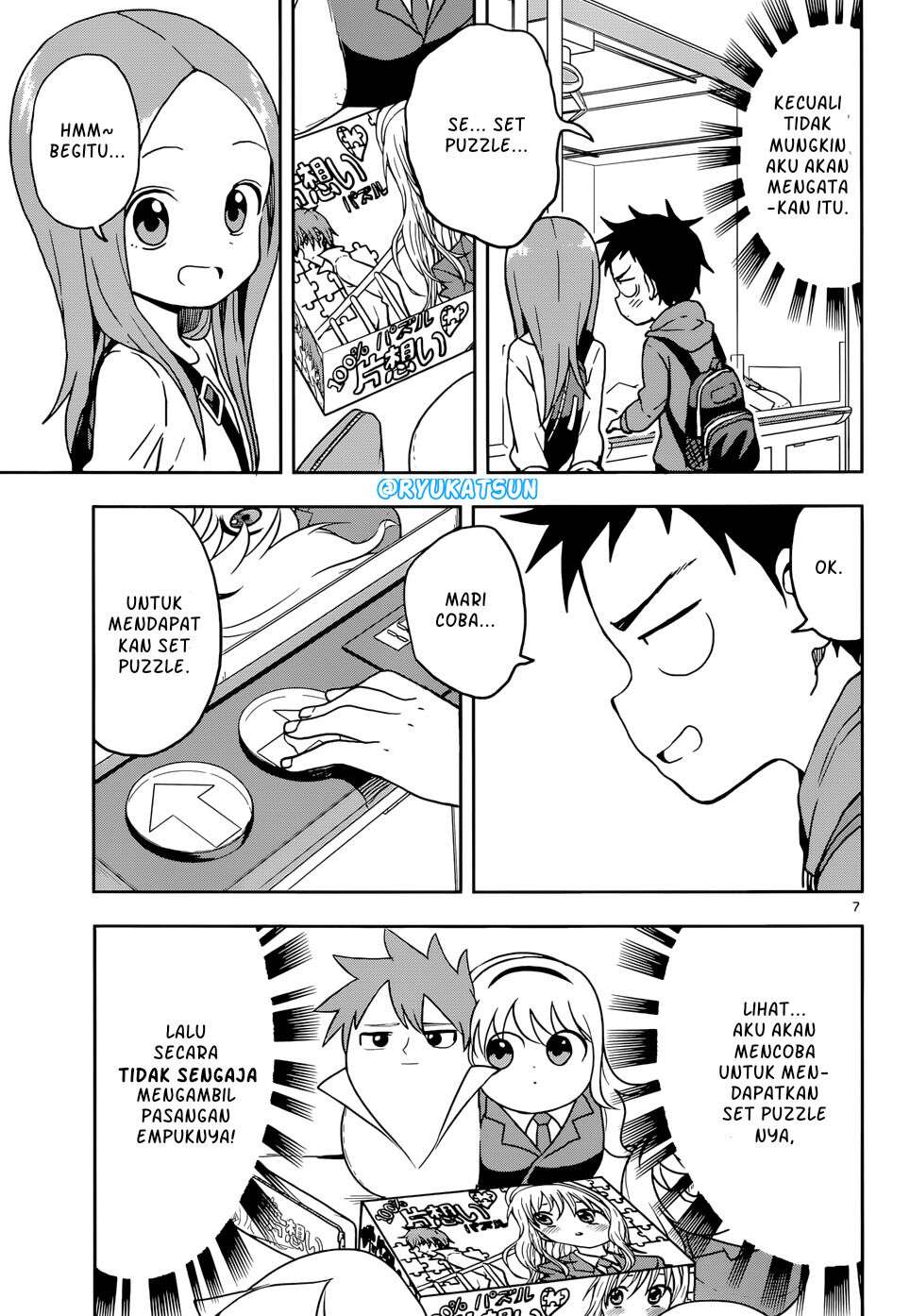 Karakai Jouzu no Takagi-san Chapter 106