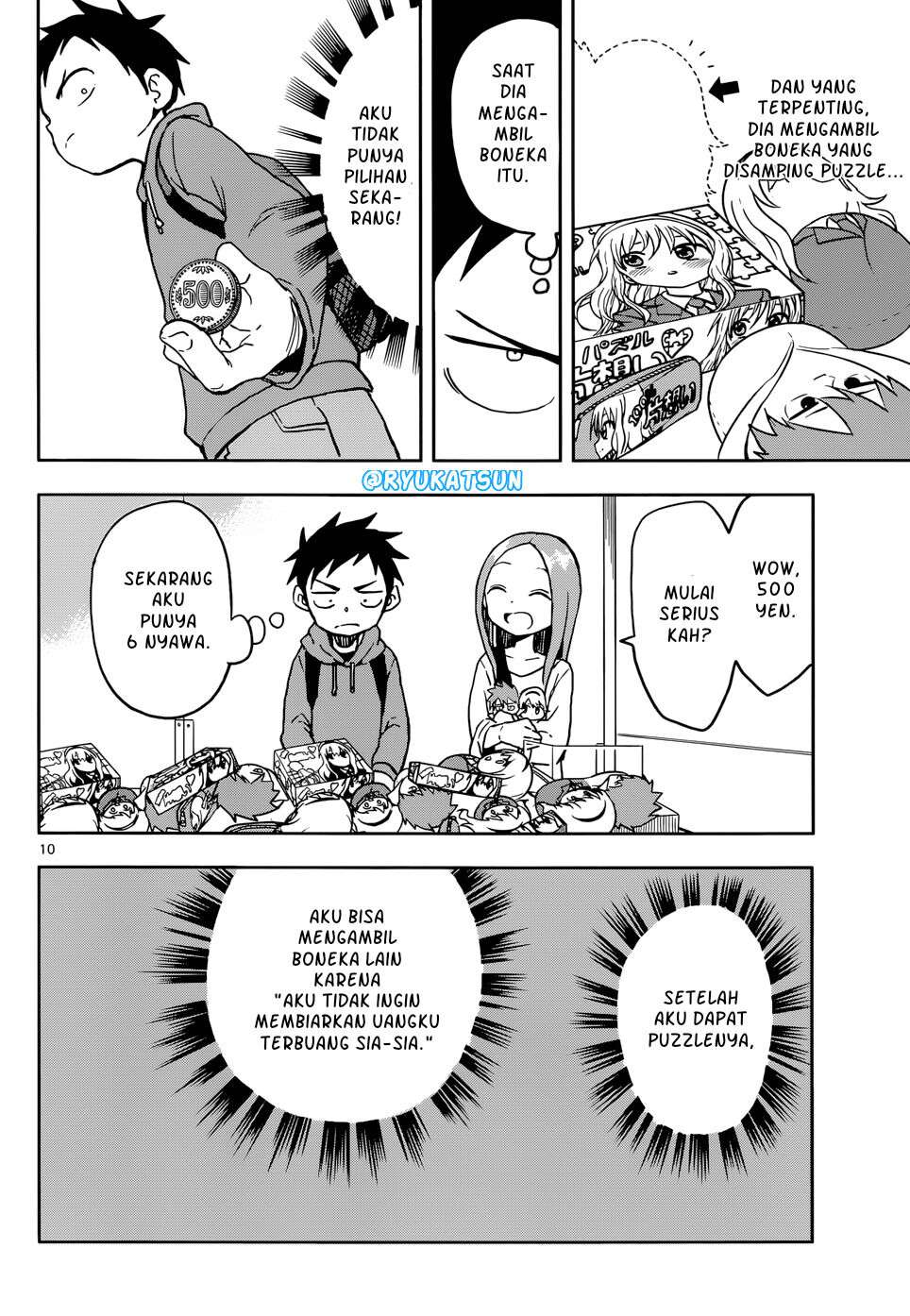 Karakai Jouzu no Takagi-san Chapter 106