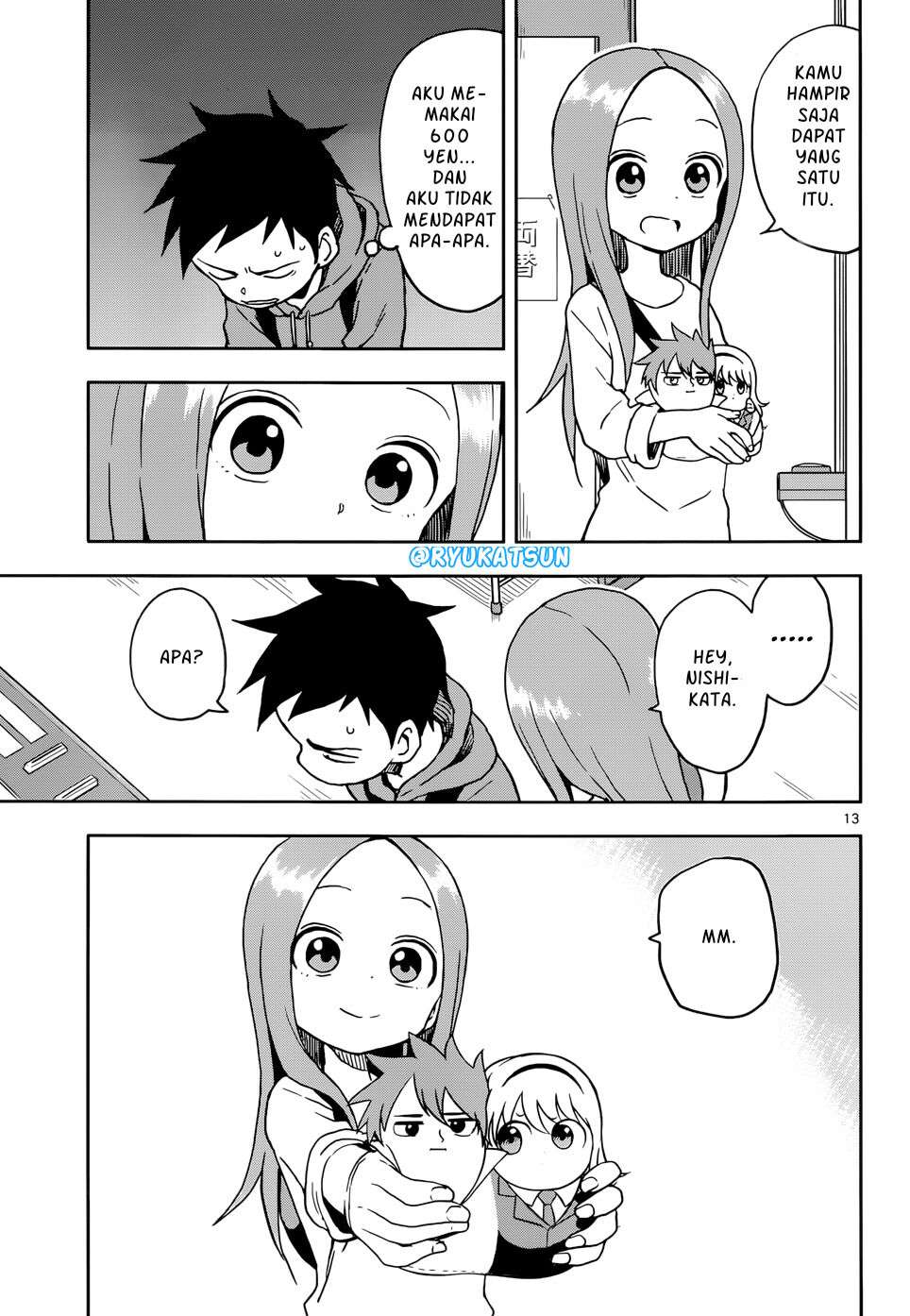 Karakai Jouzu no Takagi-san Chapter 106