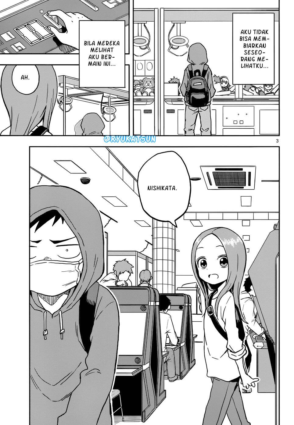 Karakai Jouzu no Takagi-san Chapter 106