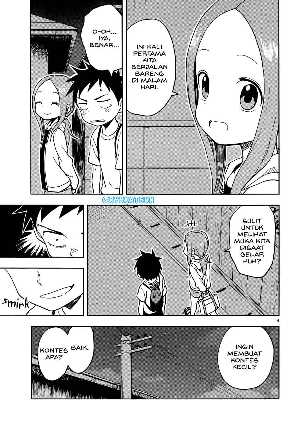 Karakai Jouzu no Takagi-san Chapter 109