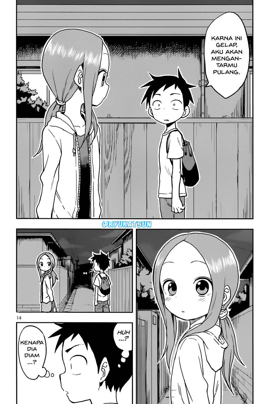 Karakai Jouzu no Takagi-san Chapter 109