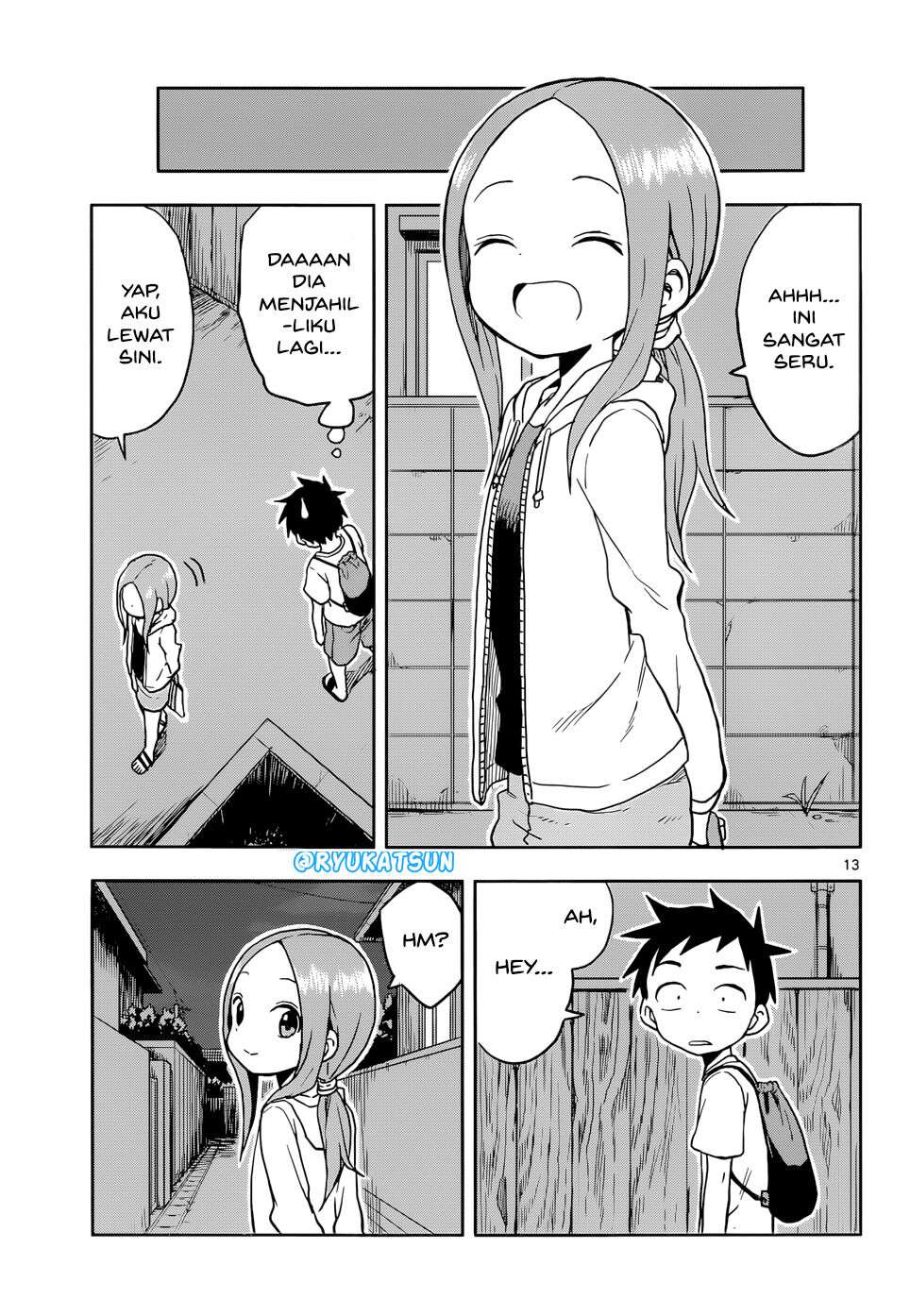 Karakai Jouzu no Takagi-san Chapter 109