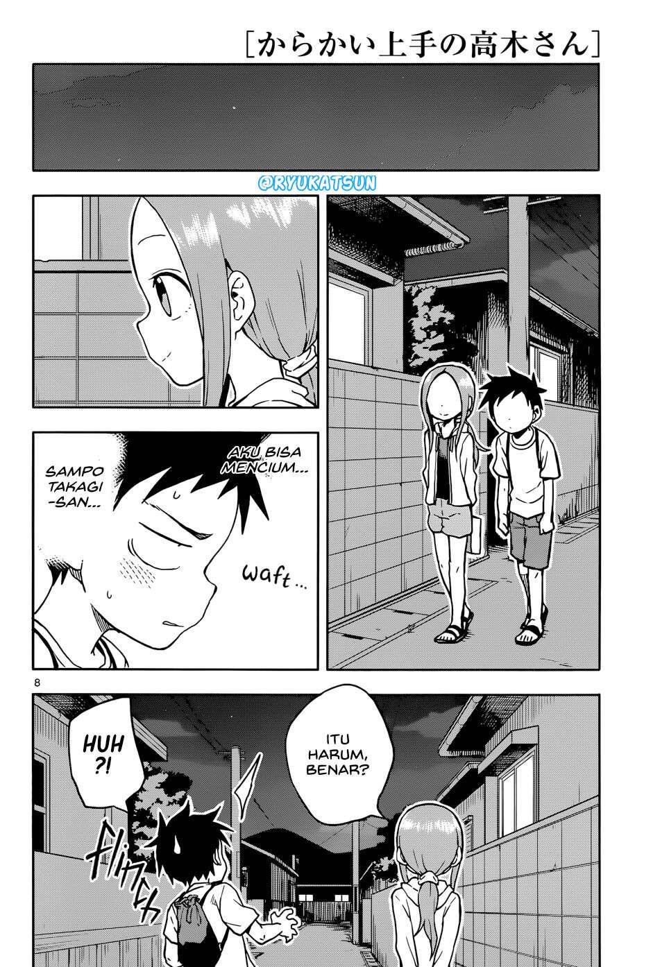 Karakai Jouzu no Takagi-san Chapter 109