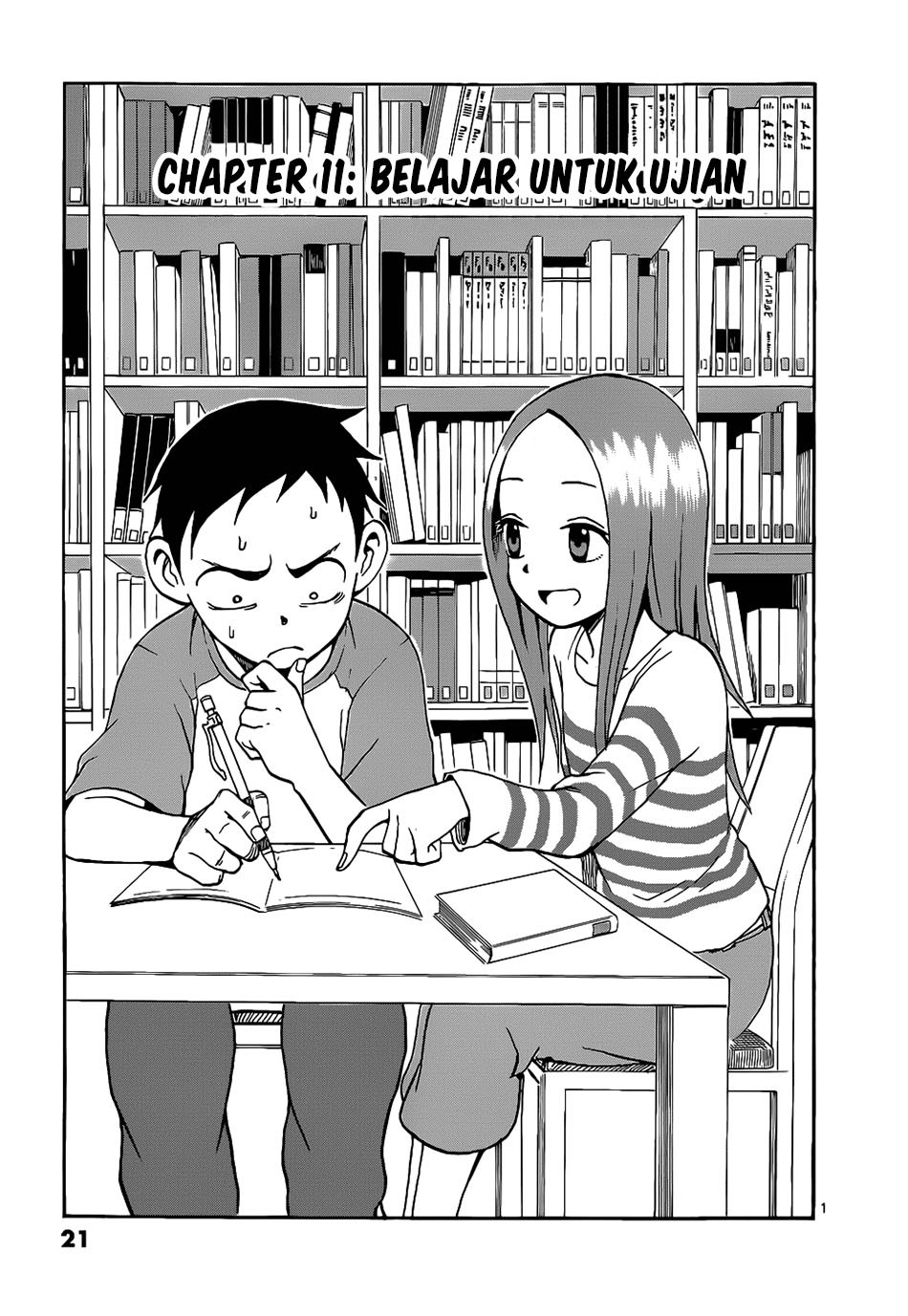 Karakai Jouzu no Takagi-san Chapter 11