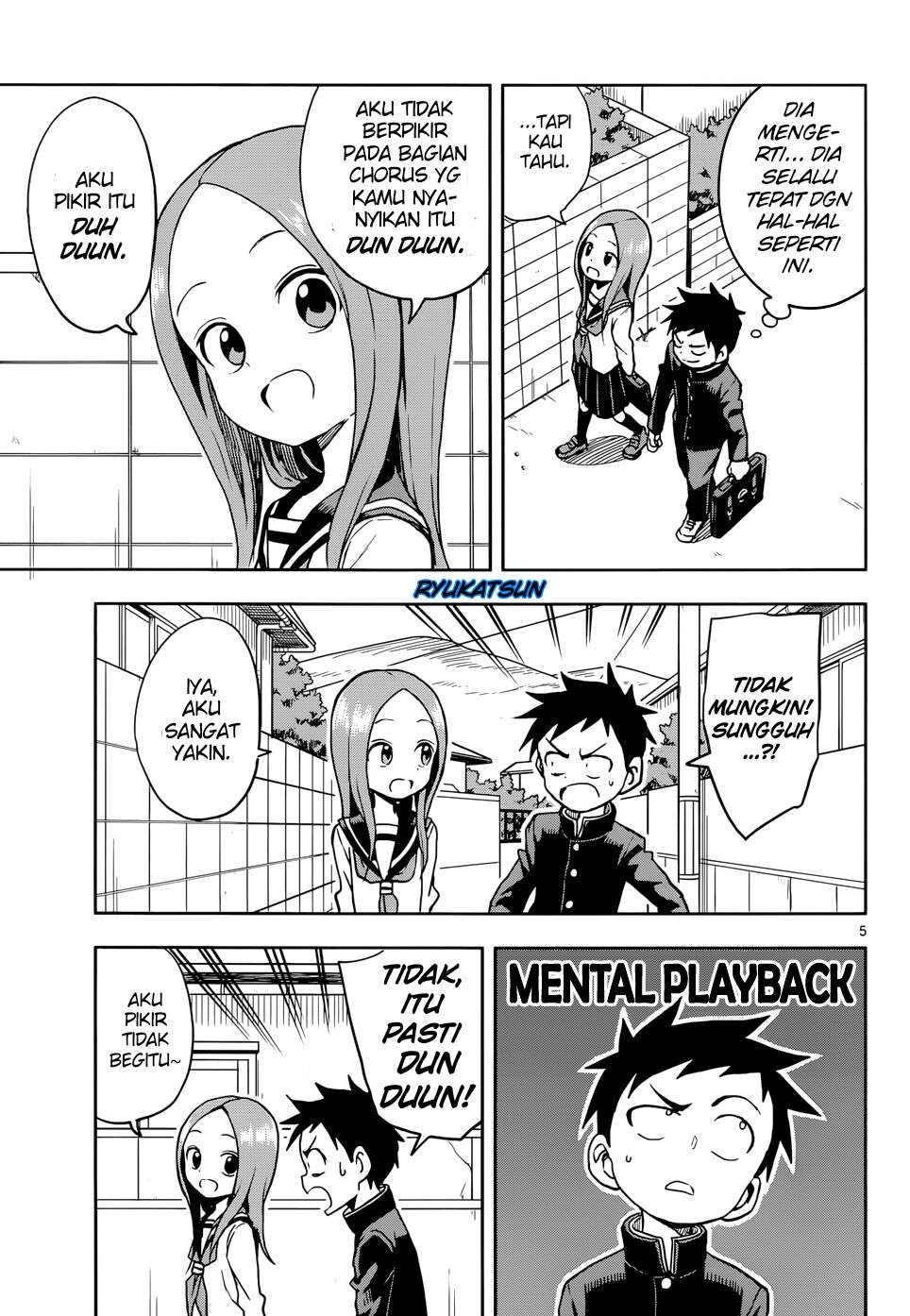 Karakai Jouzu no Takagi-san Chapter 113