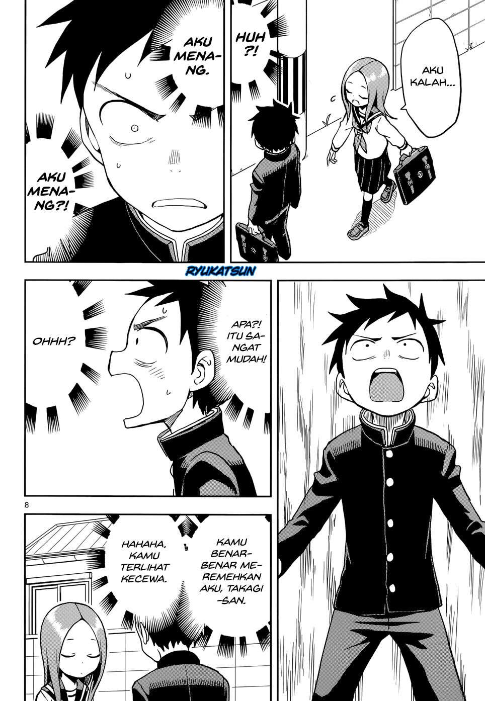 Karakai Jouzu no Takagi-san Chapter 114