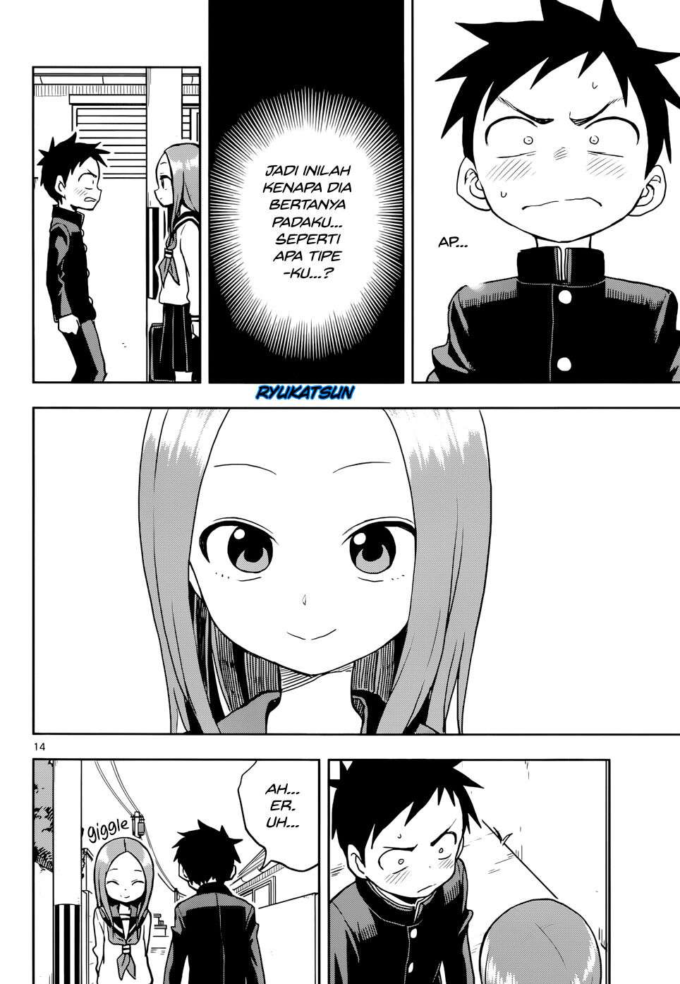 Karakai Jouzu no Takagi-san Chapter 114