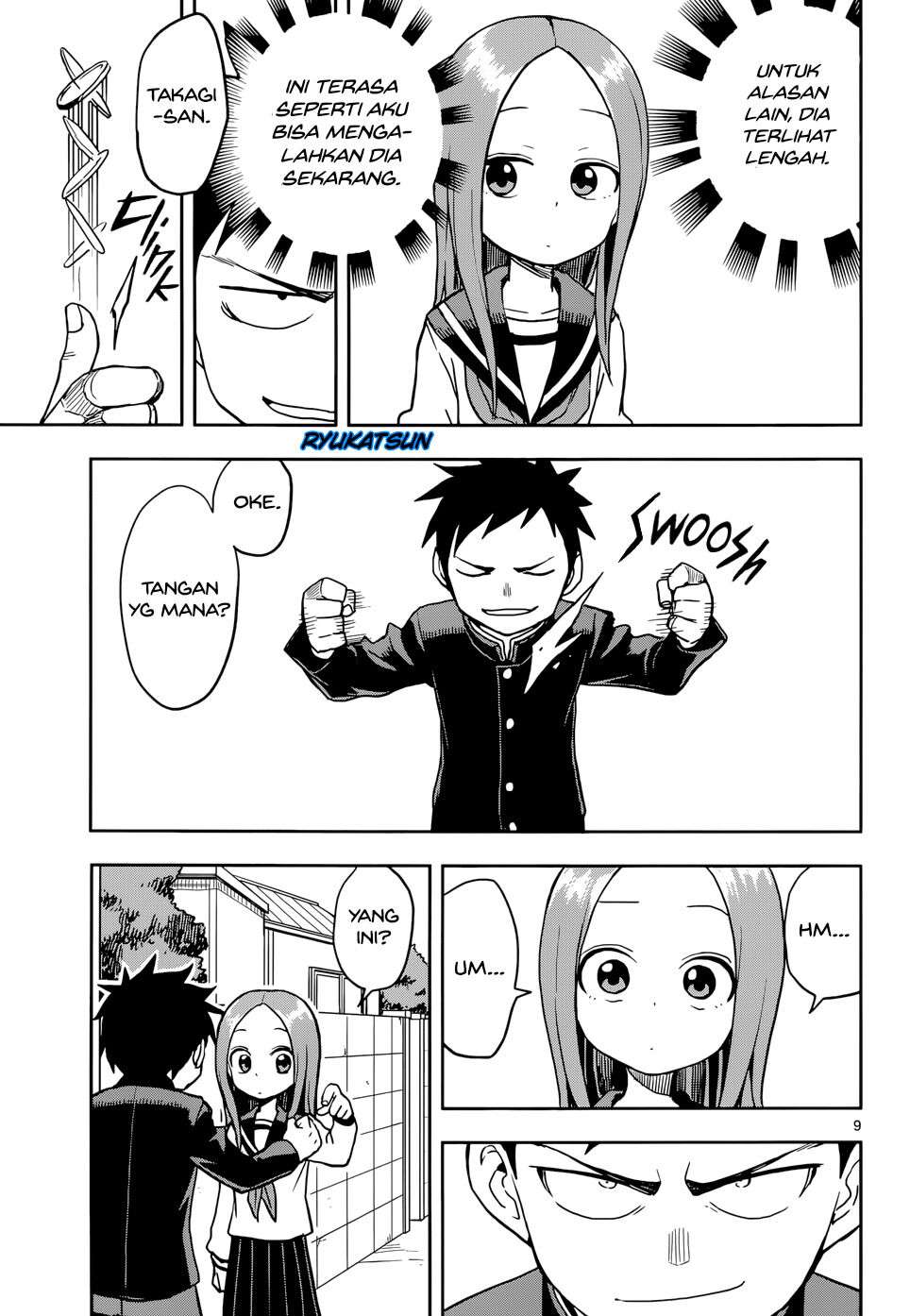 Karakai Jouzu no Takagi-san Chapter 114