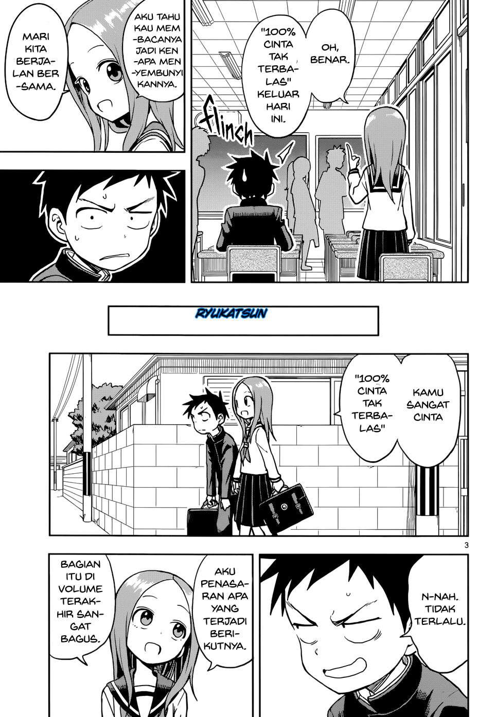 Karakai Jouzu no Takagi-san Chapter 114