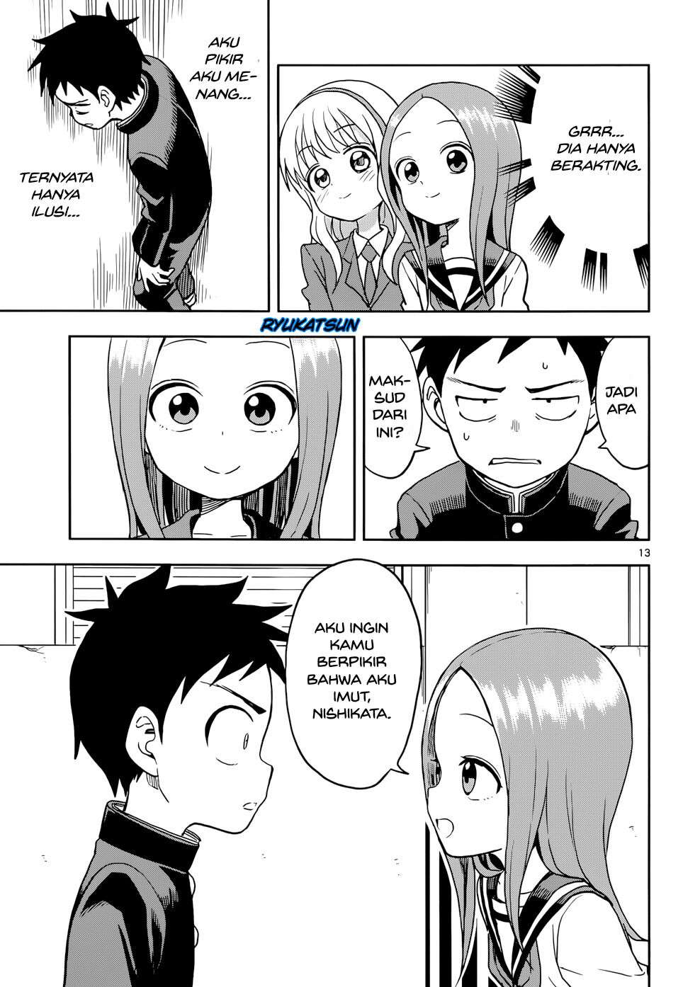 Karakai Jouzu no Takagi-san Chapter 114