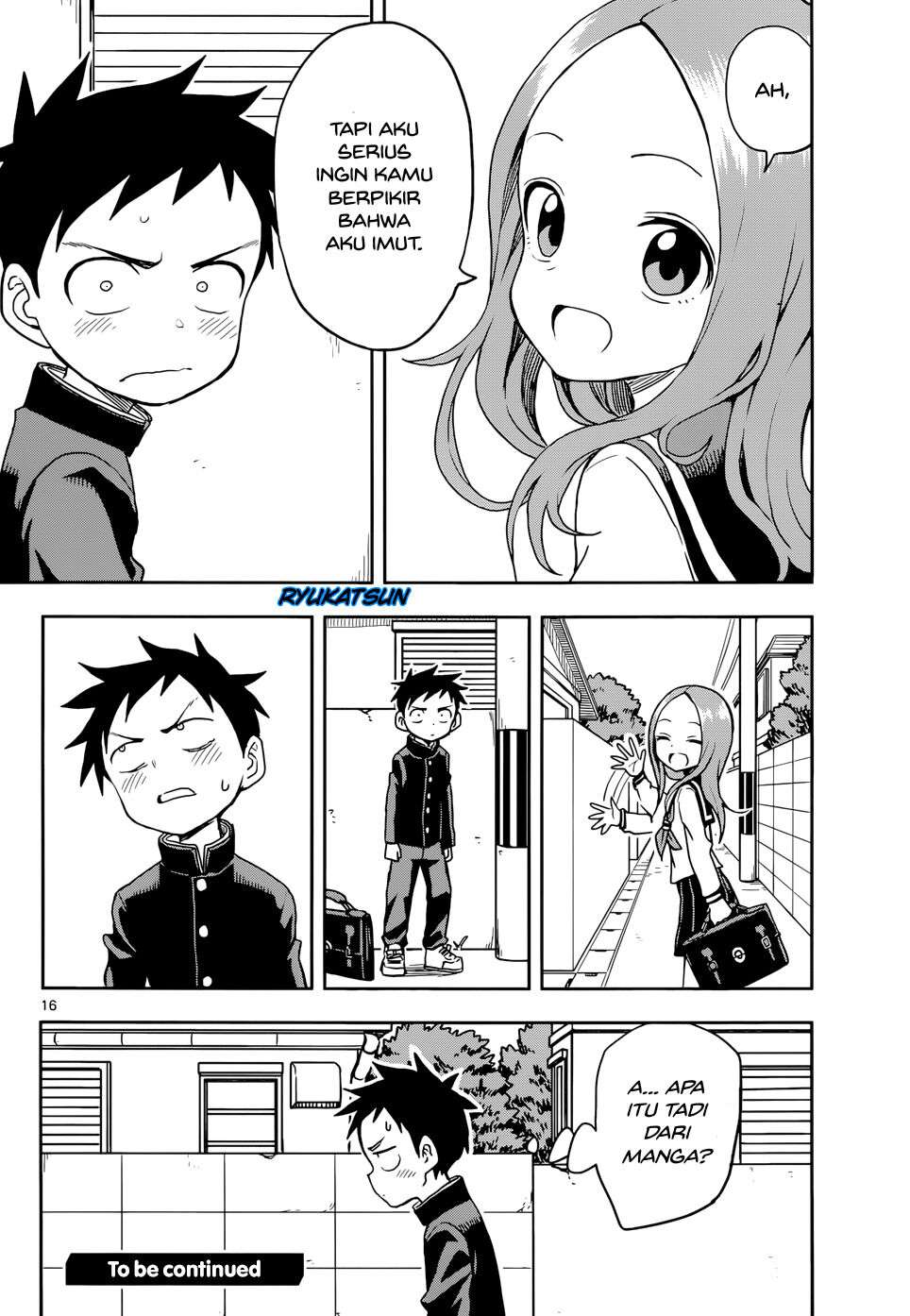 Karakai Jouzu no Takagi-san Chapter 114