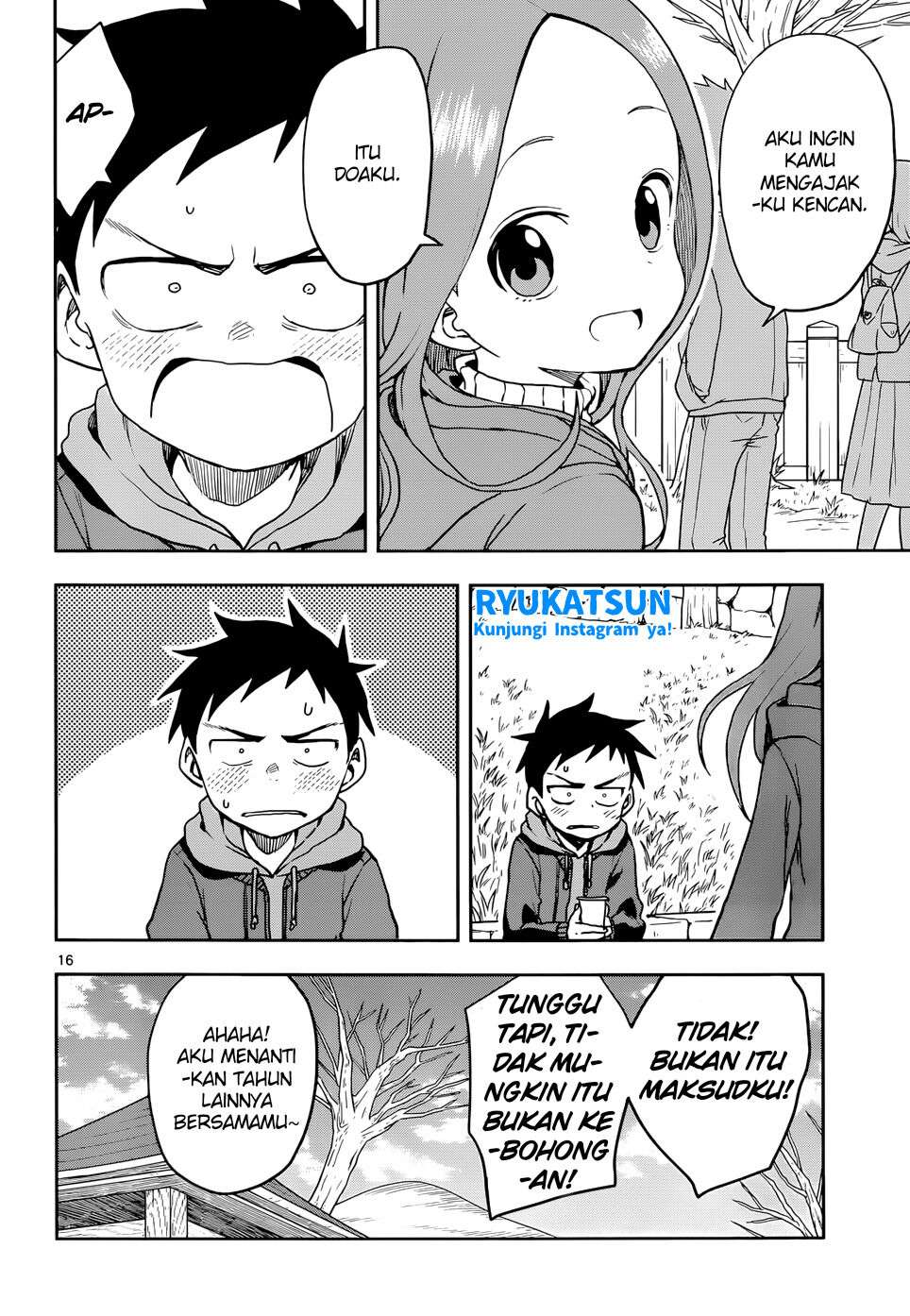 Karakai Jouzu no Takagi-san Chapter 116