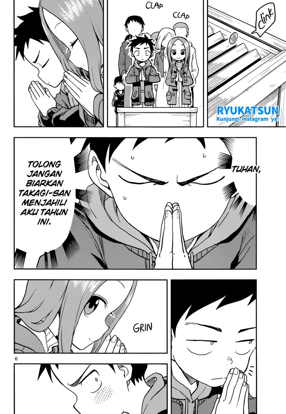 Karakai Jouzu no Takagi-san Chapter 116