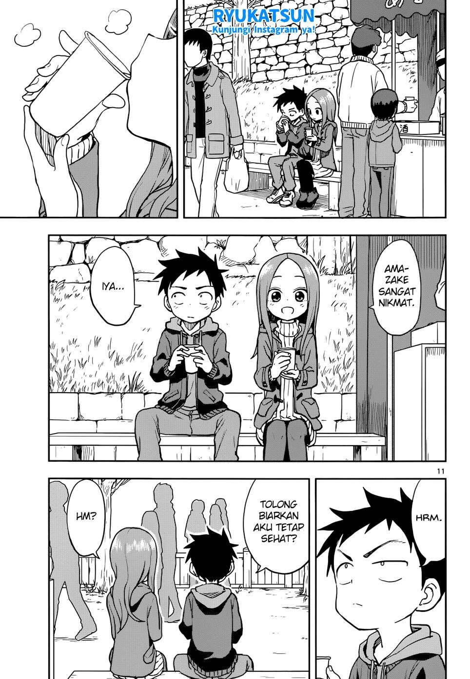 Karakai Jouzu no Takagi-san Chapter 116