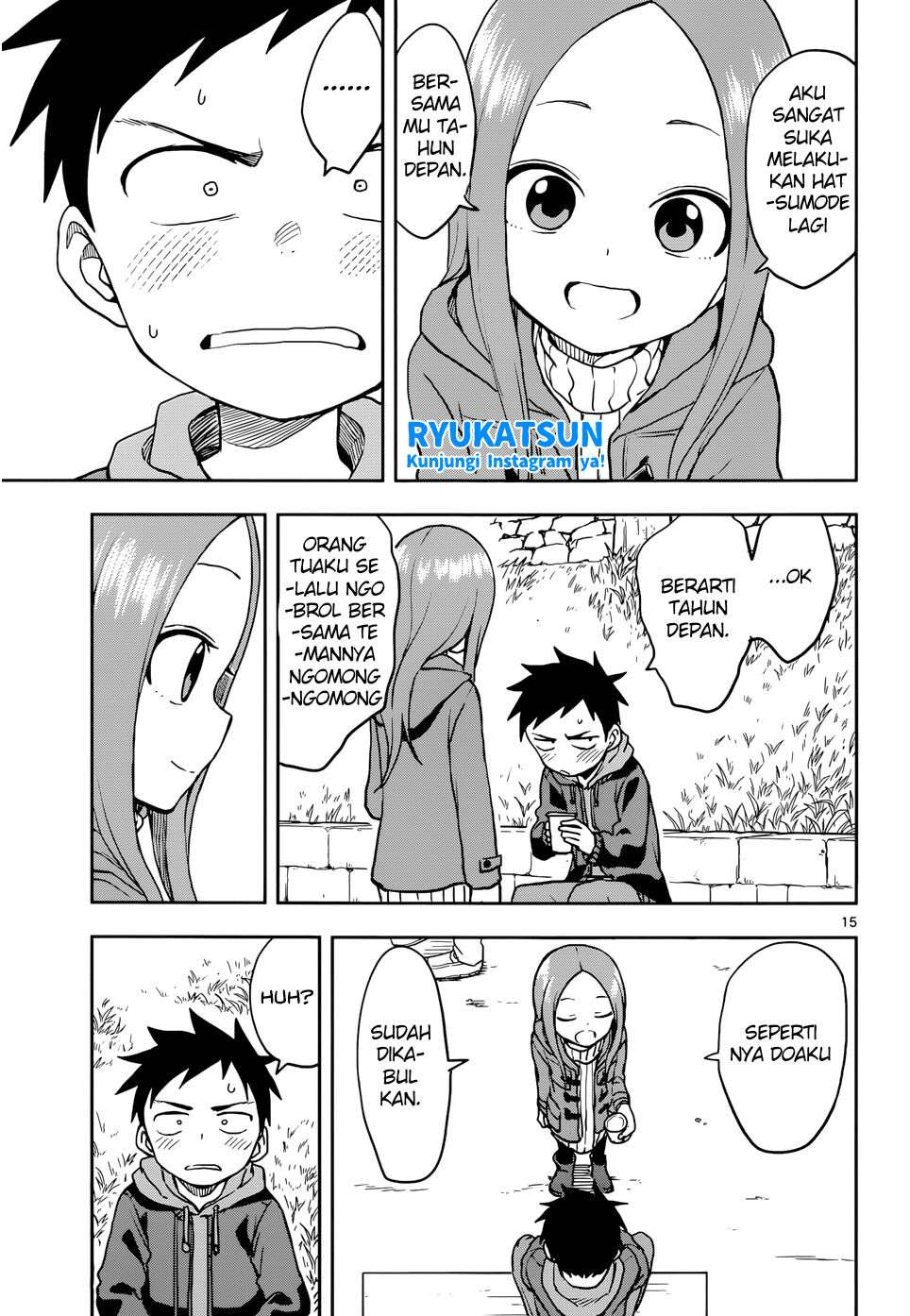 Karakai Jouzu no Takagi-san Chapter 116