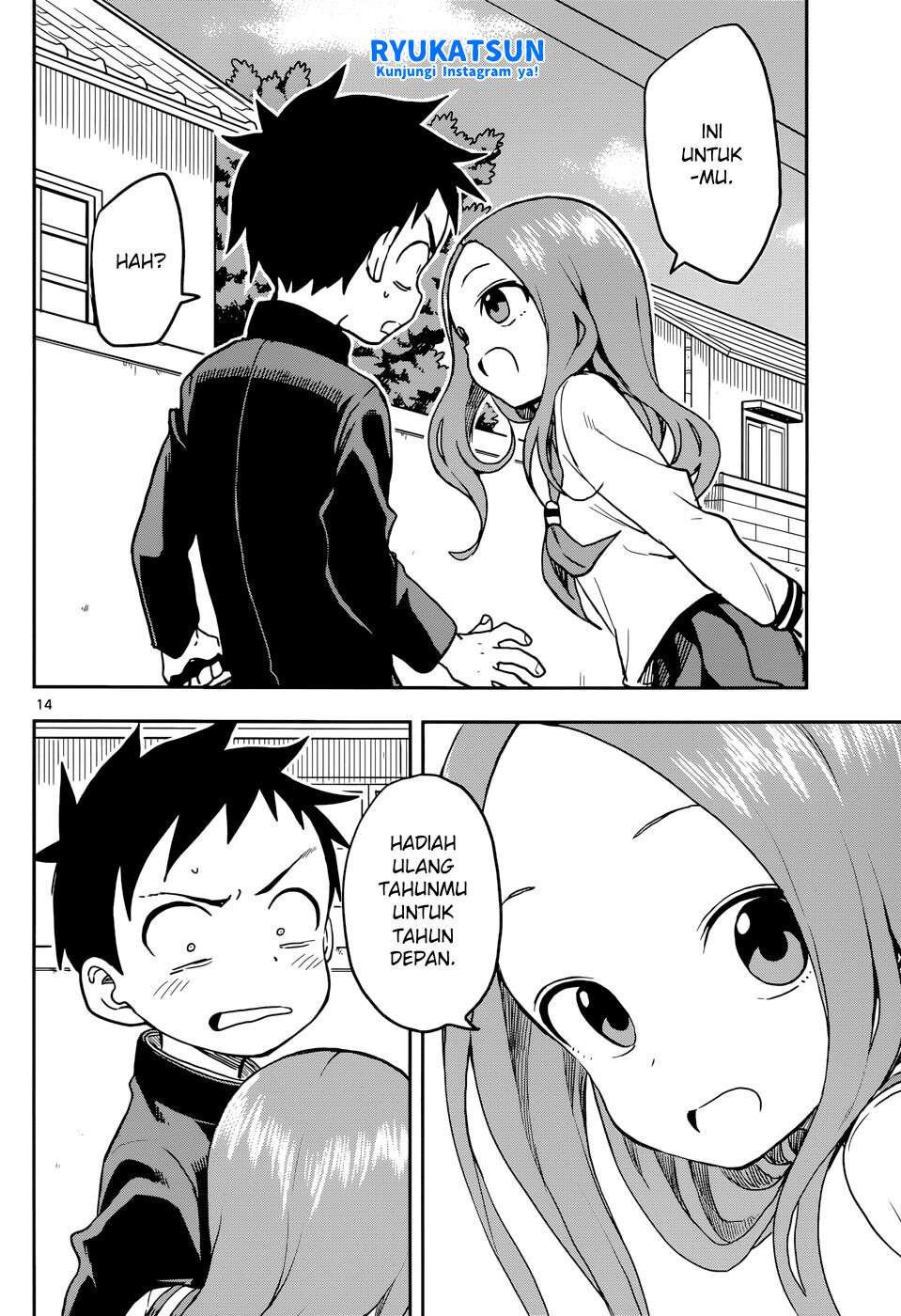 Karakai Jouzu no Takagi-san Chapter 118