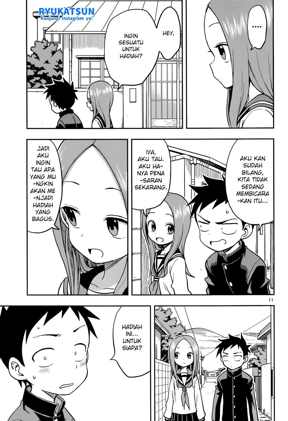 Karakai Jouzu no Takagi-san Chapter 118