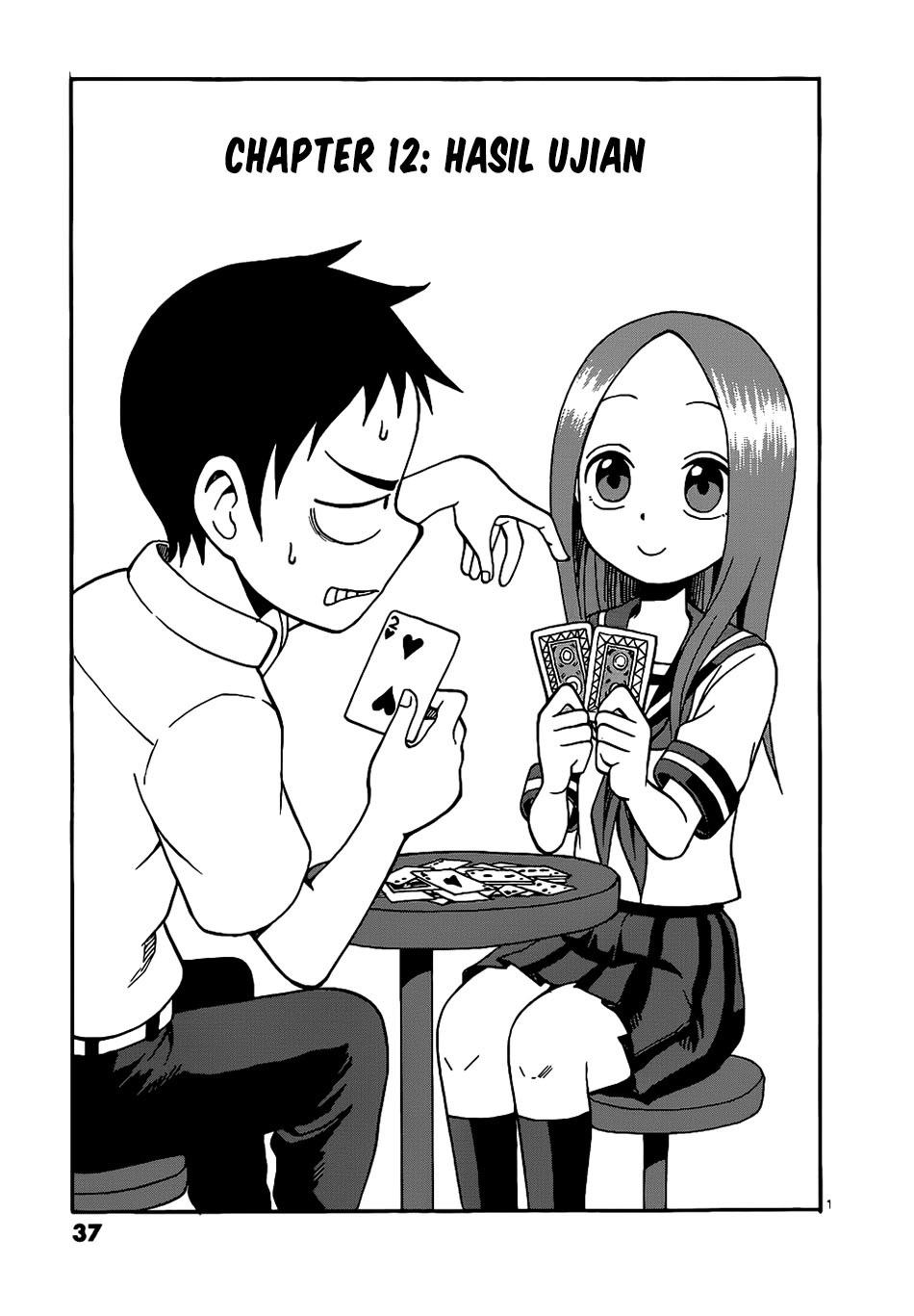 Karakai Jouzu no Takagi-san Chapter 12