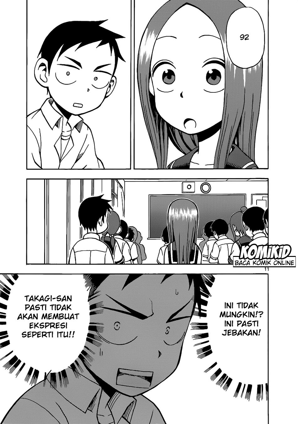 Karakai Jouzu no Takagi-san Chapter 12