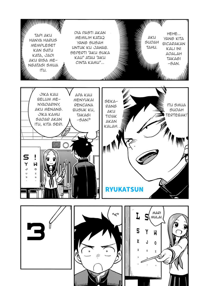 Karakai Jouzu no Takagi-san Chapter 128