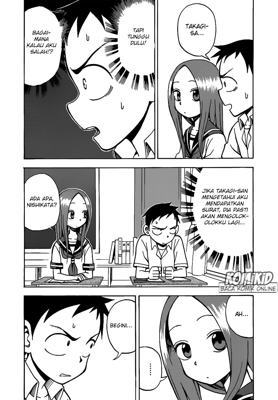 Karakai Jouzu no Takagi-san Chapter 13