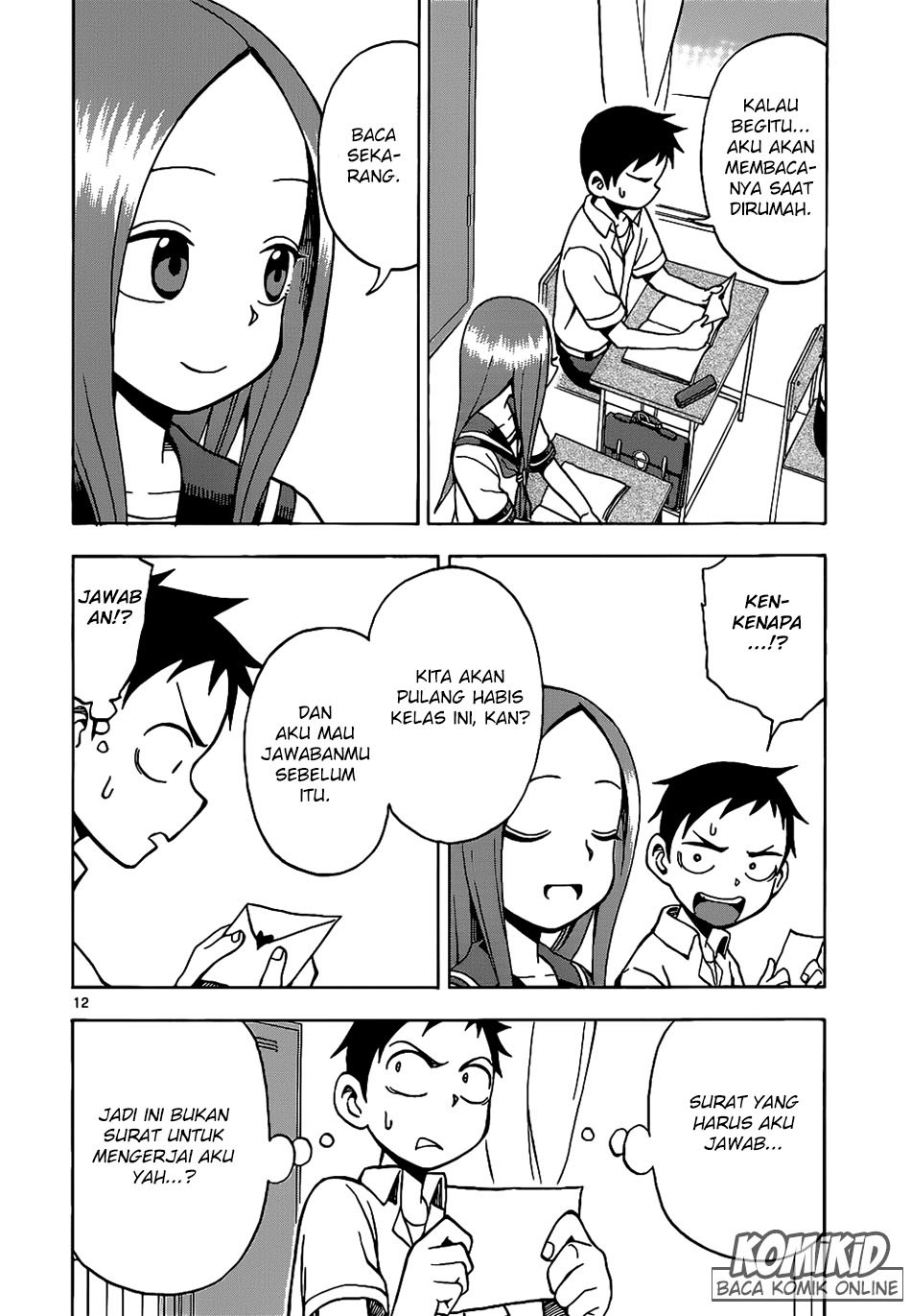 Karakai Jouzu no Takagi-san Chapter 13