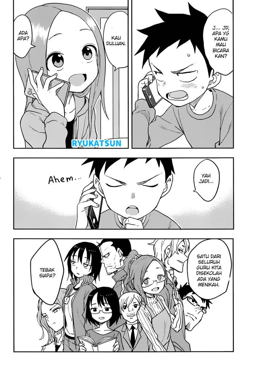 Karakai Jouzu no Takagi-san Chapter 134