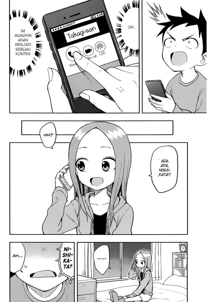 Karakai Jouzu no Takagi-san Chapter 134