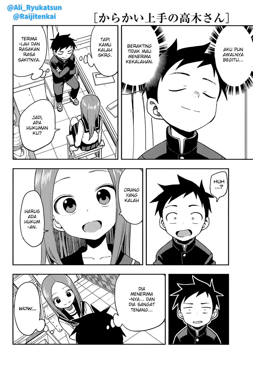 Karakai Jouzu no Takagi-san Chapter 141