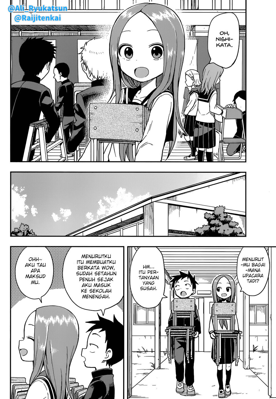 Karakai Jouzu no Takagi-san Chapter 142