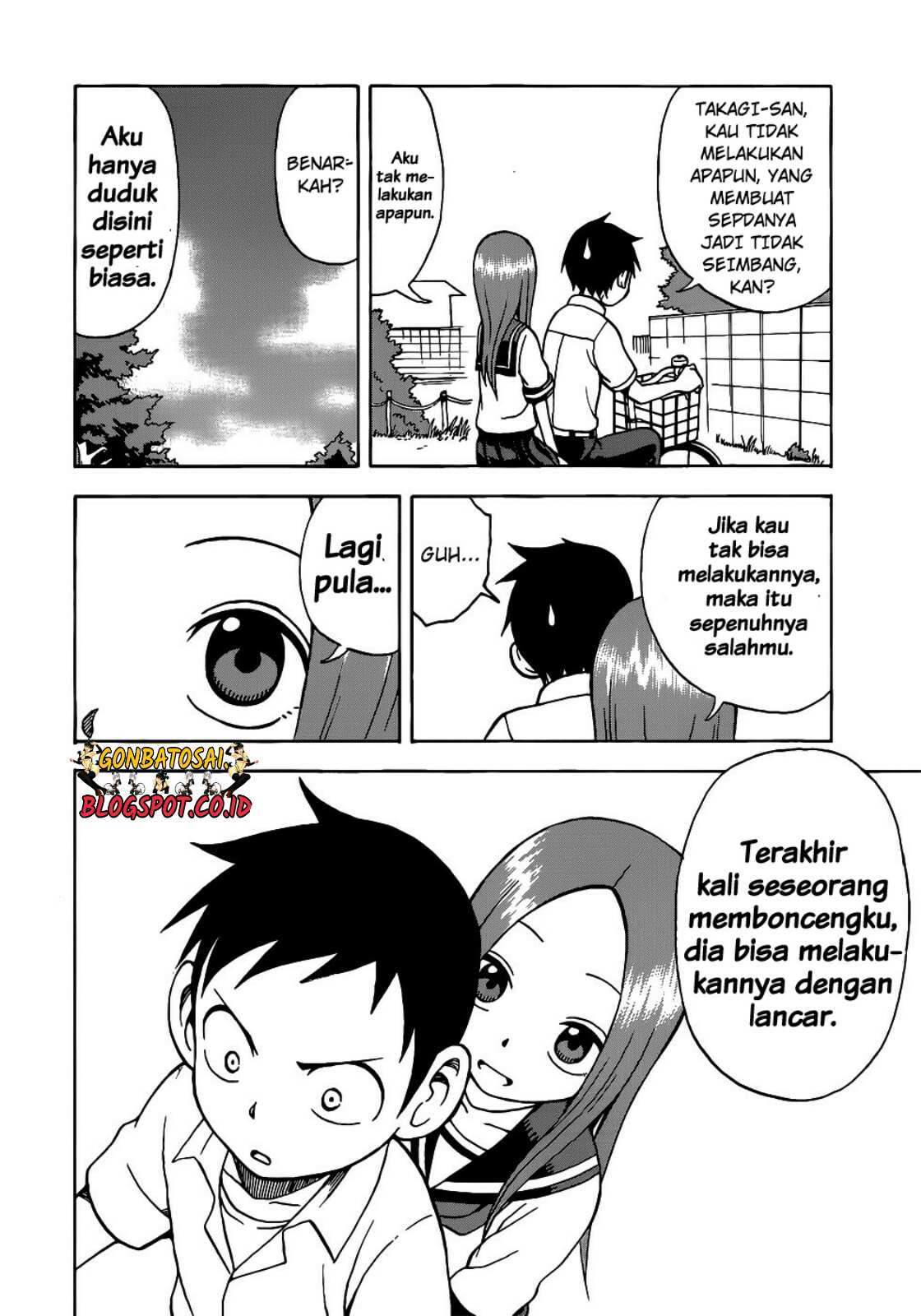 Karakai Jouzu no Takagi-san Chapter 15