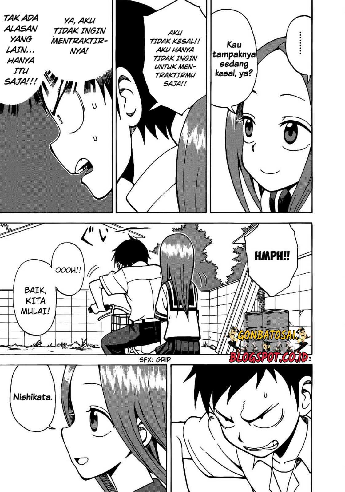 Karakai Jouzu no Takagi-san Chapter 15