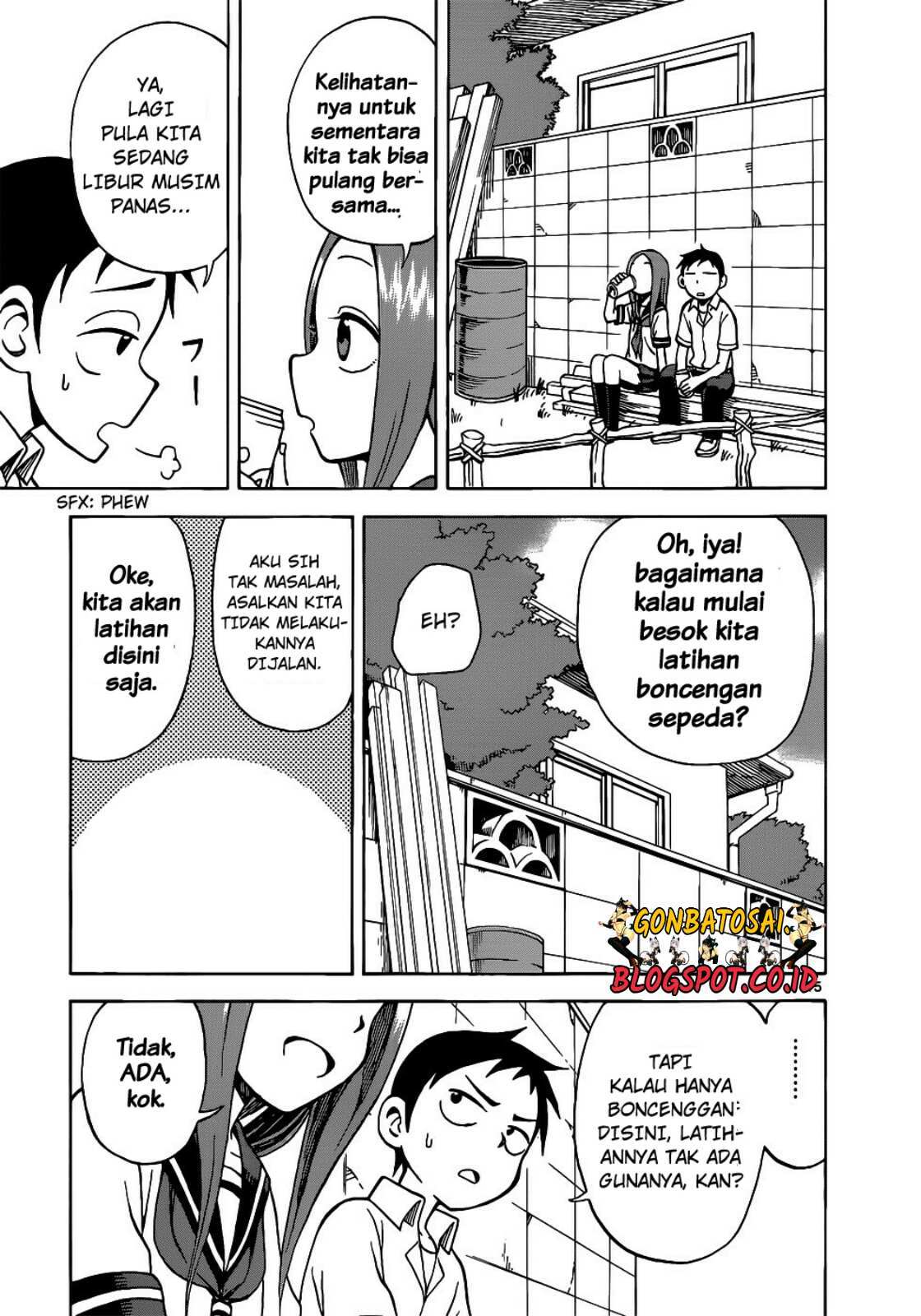 Karakai Jouzu no Takagi-san Chapter 15