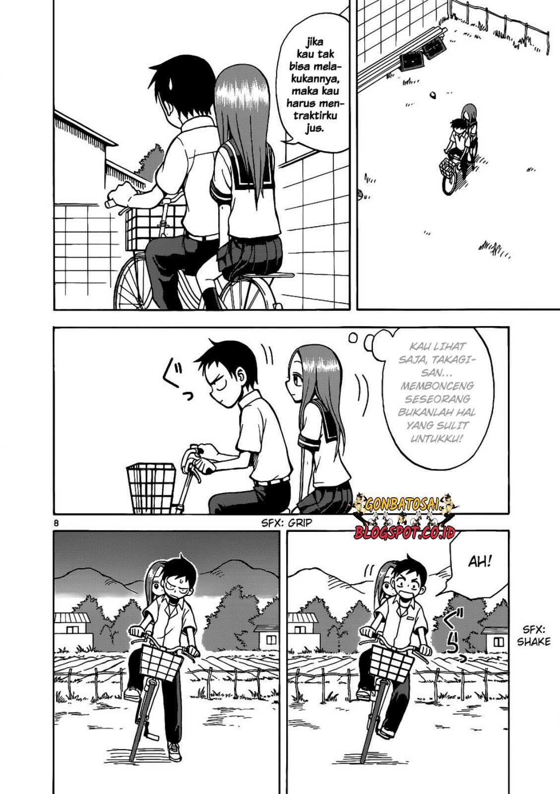 Karakai Jouzu no Takagi-san Chapter 15