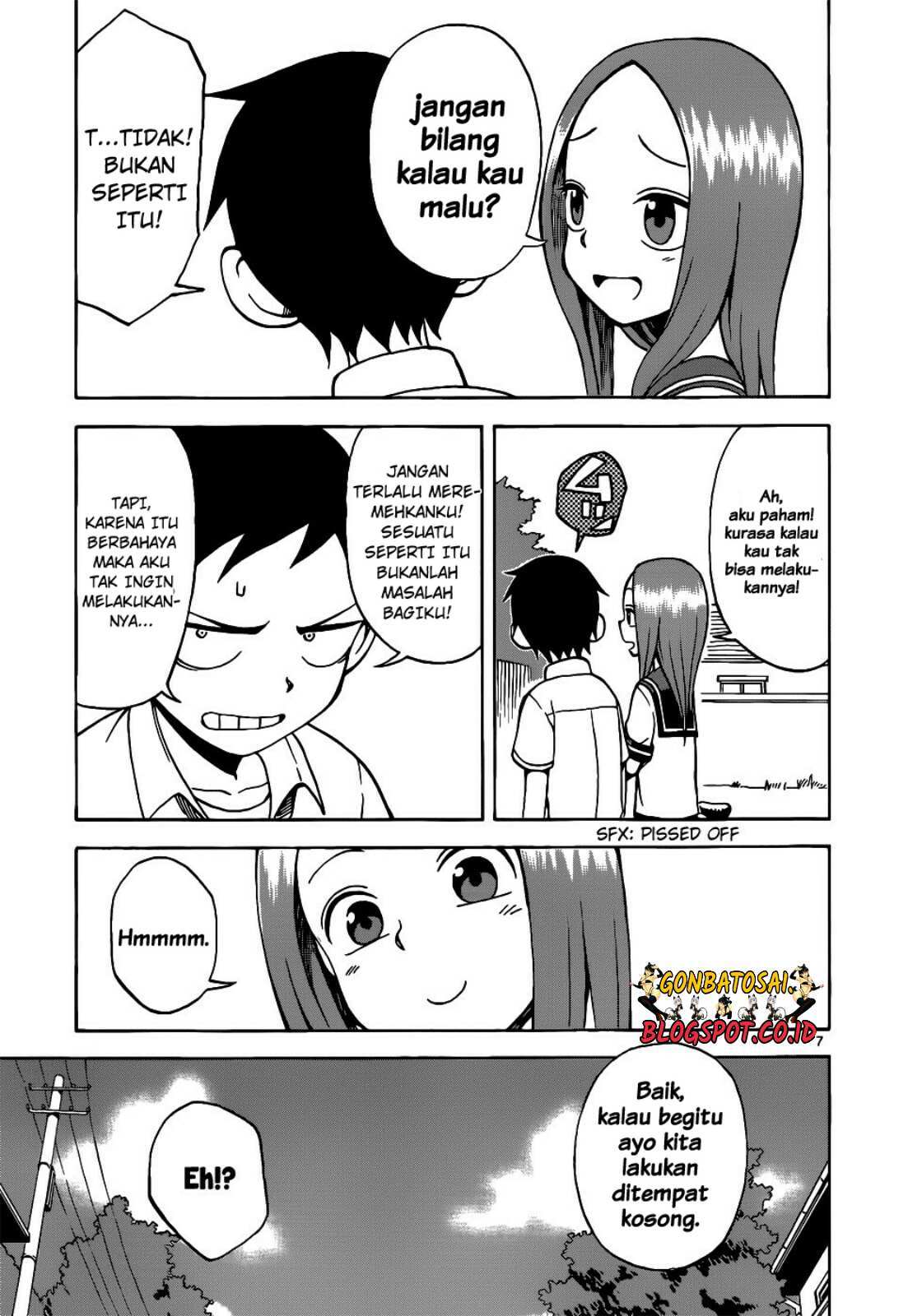 Karakai Jouzu no Takagi-san Chapter 15