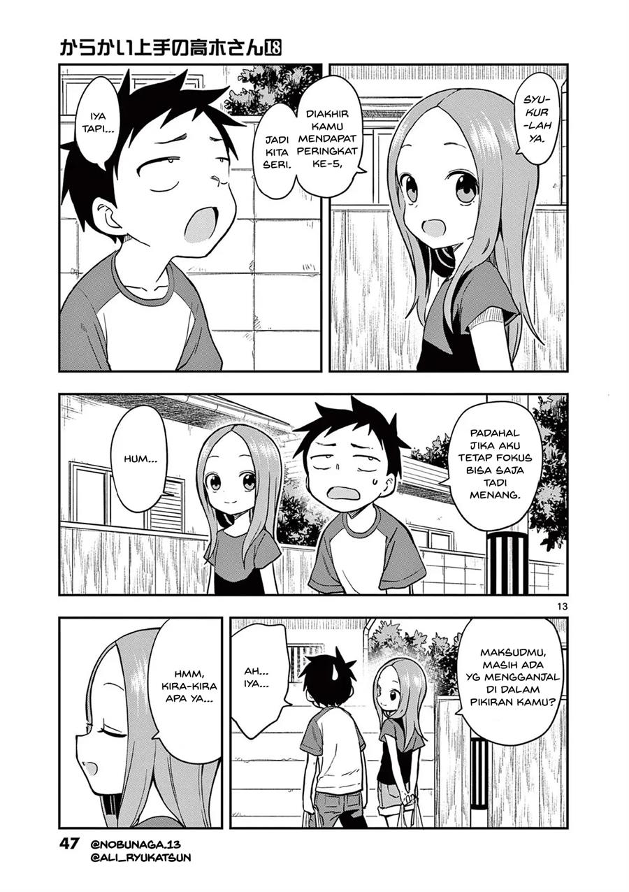 Karakai Jouzu no Takagi-san Chapter 154