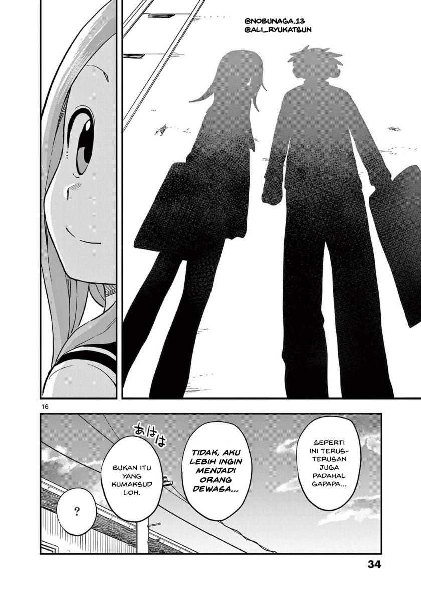 Karakai Jouzu no Takagi-san Chapter 156