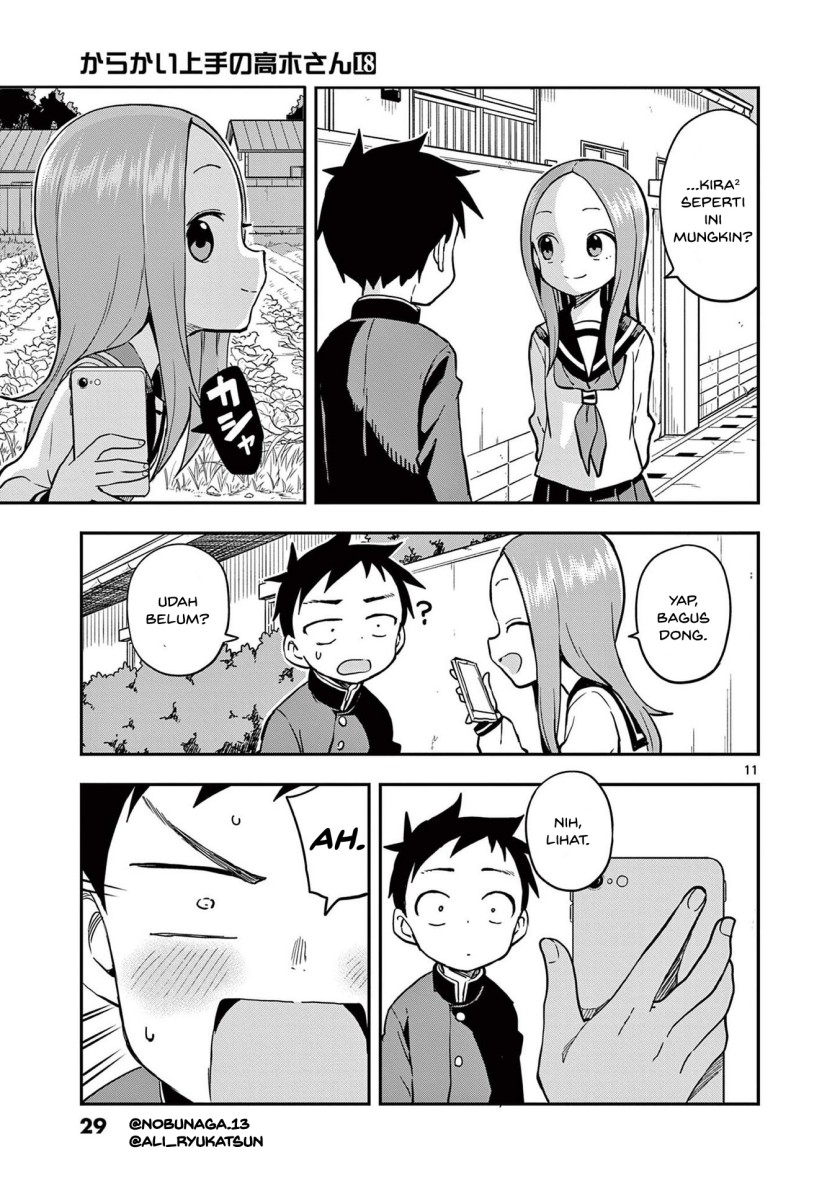 Karakai Jouzu no Takagi-san Chapter 156