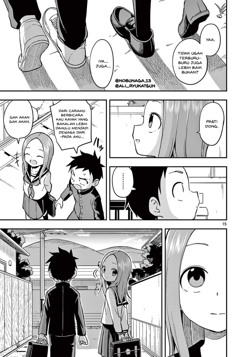 Karakai Jouzu no Takagi-san Chapter 156