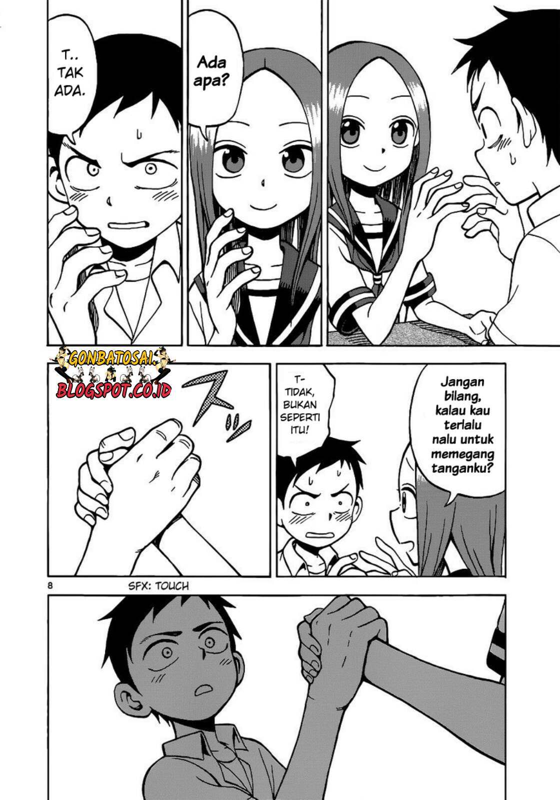 Karakai Jouzu no Takagi-san Chapter 16