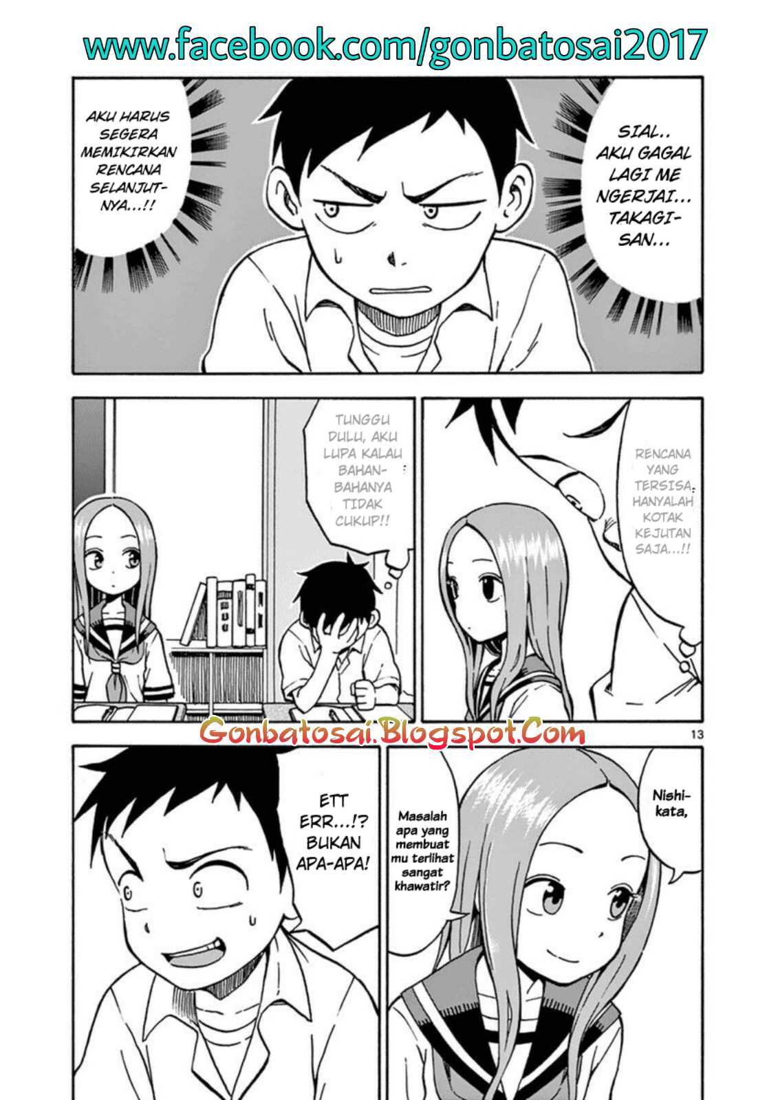 Karakai Jouzu no Takagi-san Chapter 22