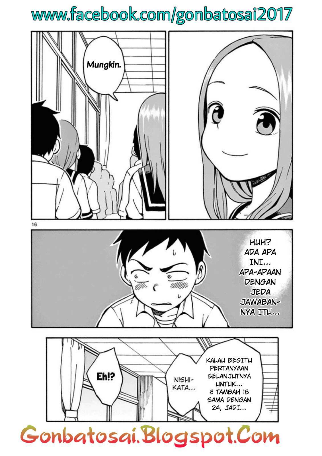 Karakai Jouzu no Takagi-san Chapter 22