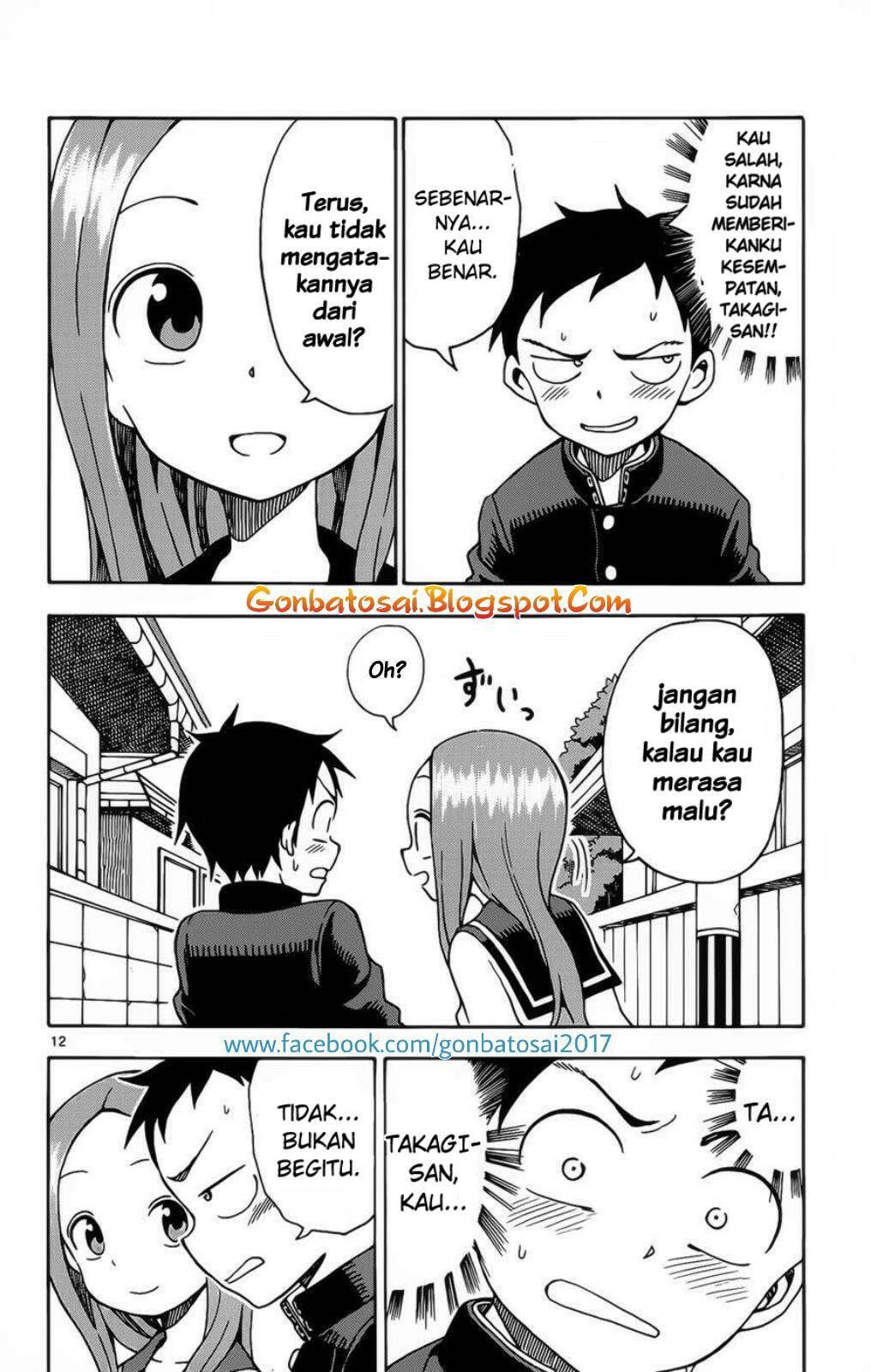 Karakai Jouzu no Takagi-san Chapter 27