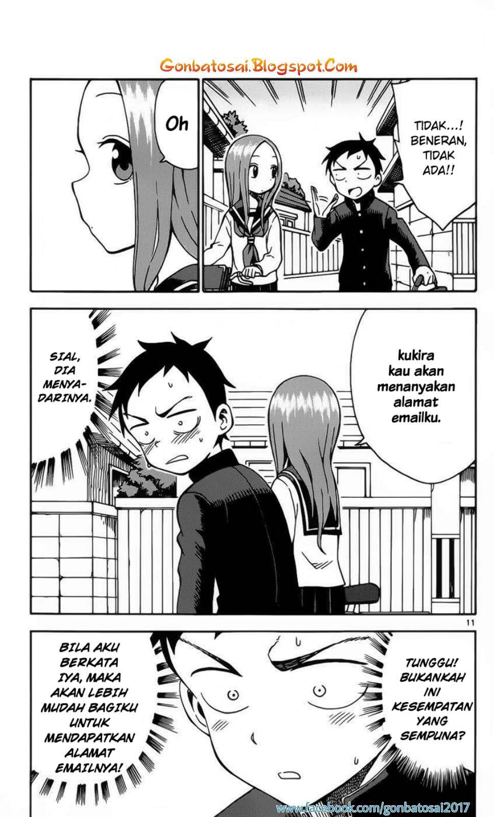 Karakai Jouzu no Takagi-san Chapter 27