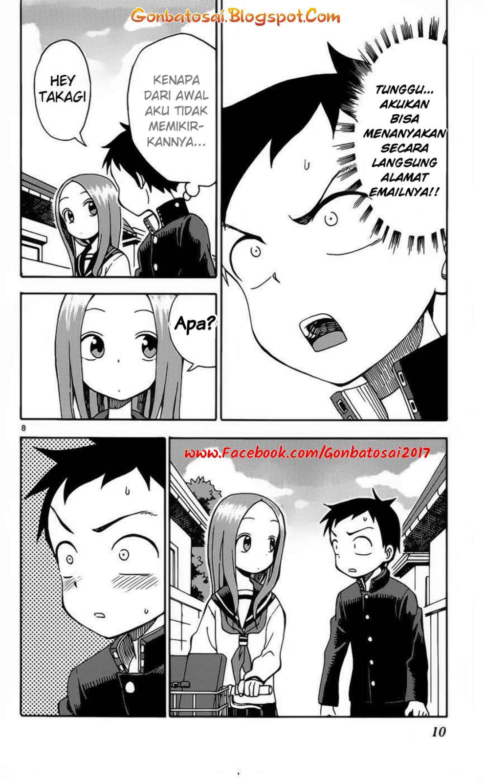 Karakai Jouzu no Takagi-san Chapter 27