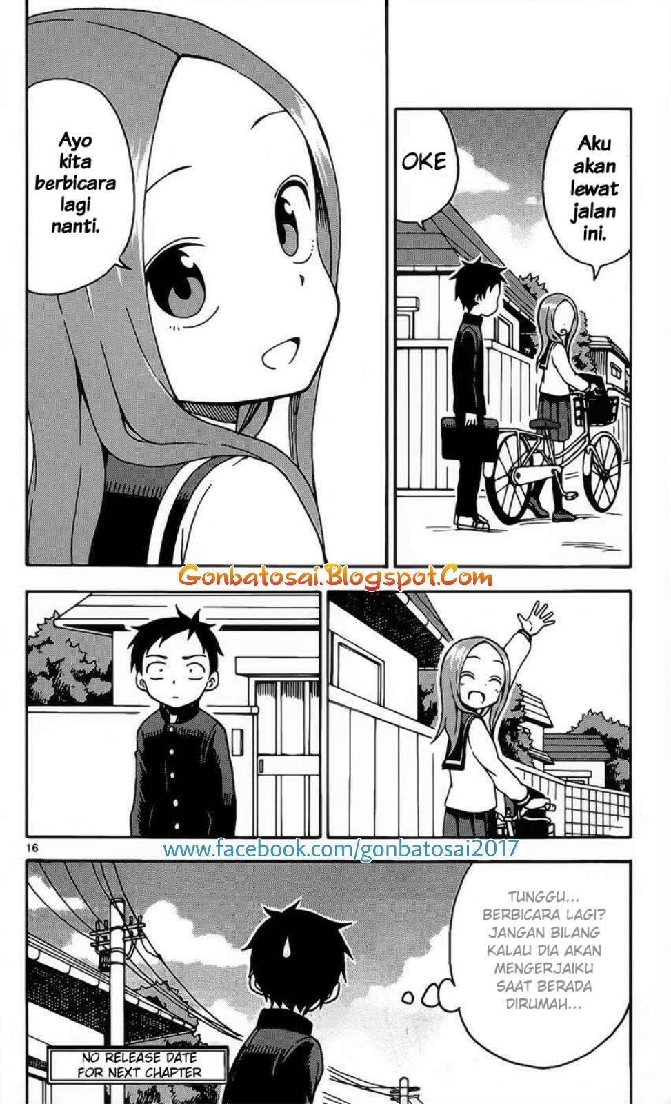 Karakai Jouzu no Takagi-san Chapter 27